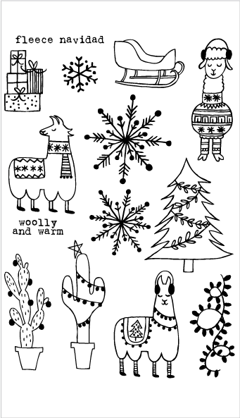 20196 Woolly and Warm Llama Set