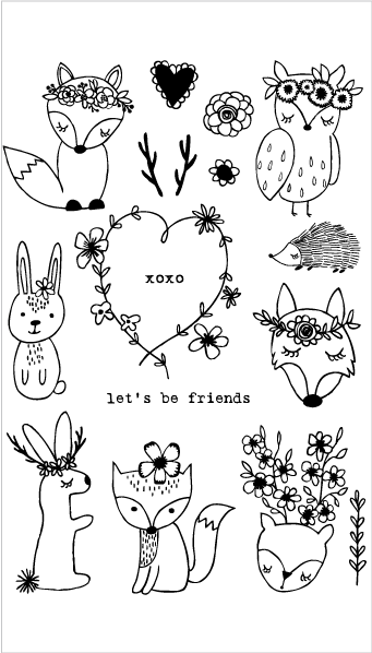 20214 Bohemian Woodland Animals Set