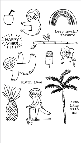20249 Summer Sloth Set