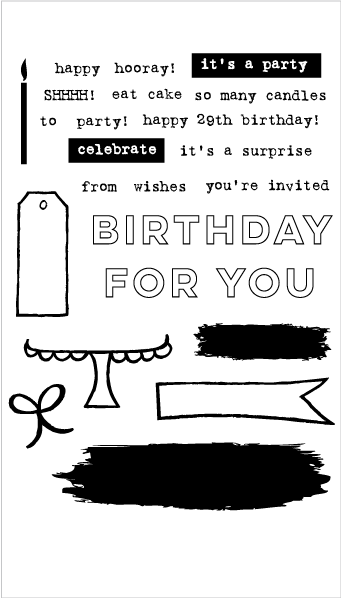 20251 Brush Birthday Set