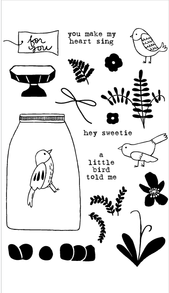 20289 Aviary Flower Terrarium Set