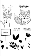 20297 Fox and Deer Hello Set