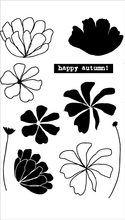 Fall Flowers Set + Die Bundle