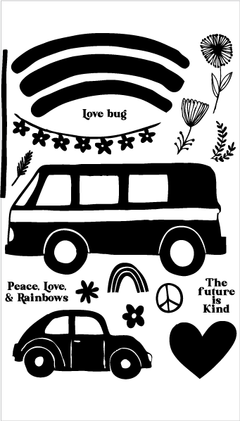 20361 Rainbow Van Set