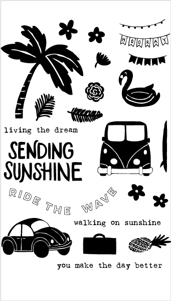 Car Vacation Set + Die Bundle