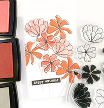 Fall Flowers Set + Die Bundle