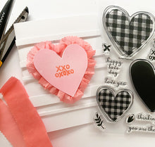 Buffalo Plaid Heart Set + Die Bundle