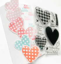 Buffalo Plaid Heart Set + Die Bundle