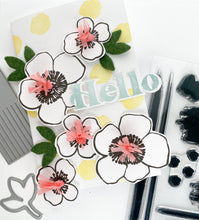 Think Happy Thoughts Flower Set + Die Bundle