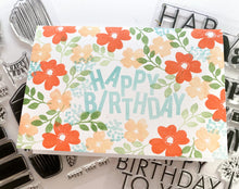 Stacked Birthday Word Set + Die Bundle
