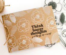 Think Happy Thoughts Flower Set + Die Bundle