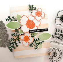 Think Happy Thoughts Flower Set + Die Bundle