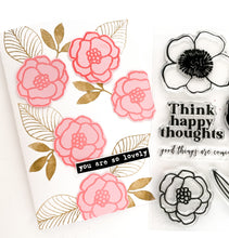 Think Happy Thoughts Flower Set + Die Bundle