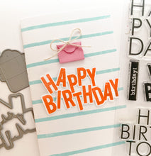 Stacked Birthday Word Set + Die Bundle