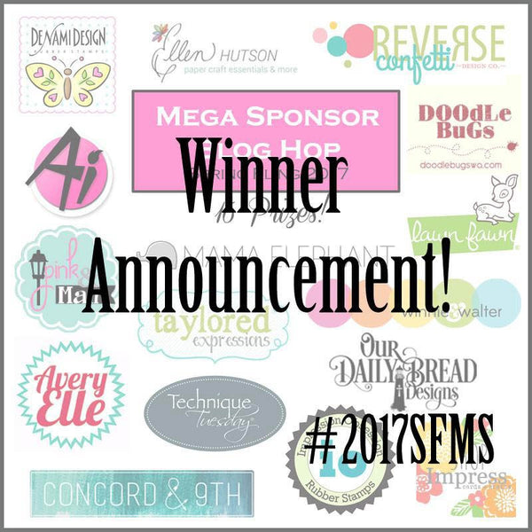 MEGA SPONSOR SPRING BLOG HOP - WINNER!
