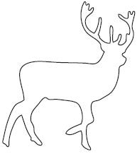 Deer Silhouette (10178)