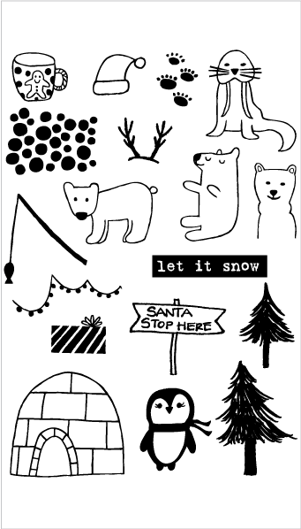 20201 Arctic Critters Holiday Set