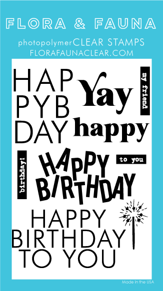 Inside Birthday Greetings Clear Stamps