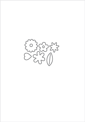 30077 Mini Flower Cluster Die