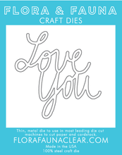 30082 Large Love You Cursive Die