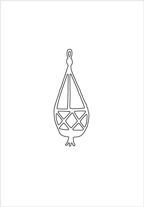 30106 Hanging Macrame Die