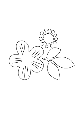 30137 Lined Flower Trio