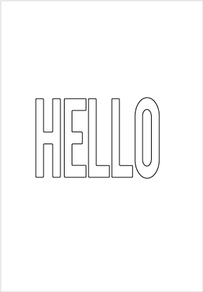 30151 Hello Typed Die