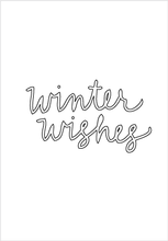 30223 Winter Wishes Cursive Die